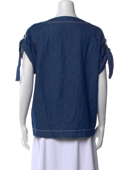 Iceberg Graphic Print Scoop Neck T-Shirt