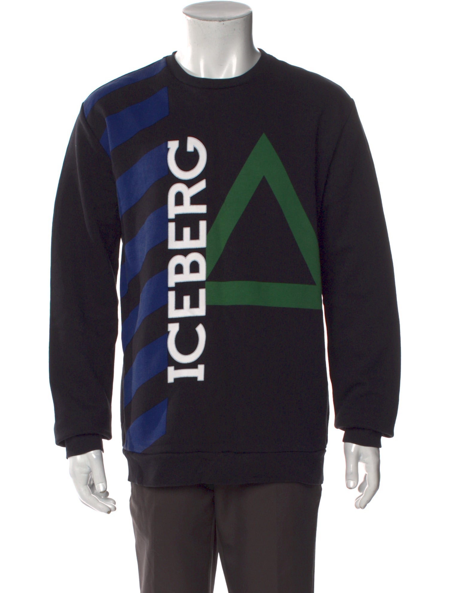 Iceberg Graphic Print Crew Neck Sweatshirt