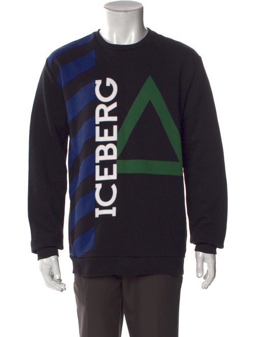 Iceberg Graphic Print Crew Neck Sweatshirt