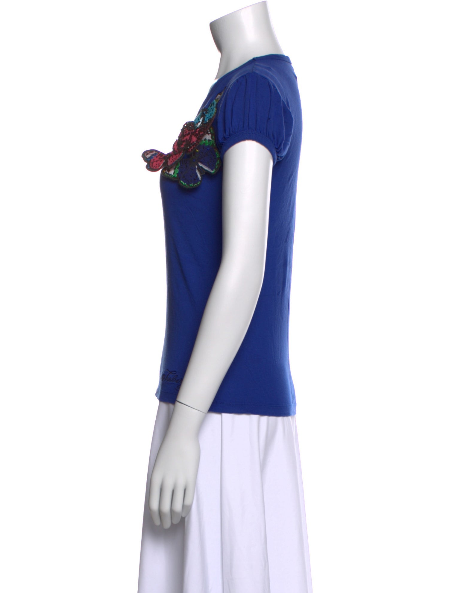 Iceberg Graphic Print V-Neck T-Shirt