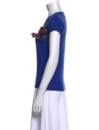 Iceberg Graphic Print V-Neck T-Shirt