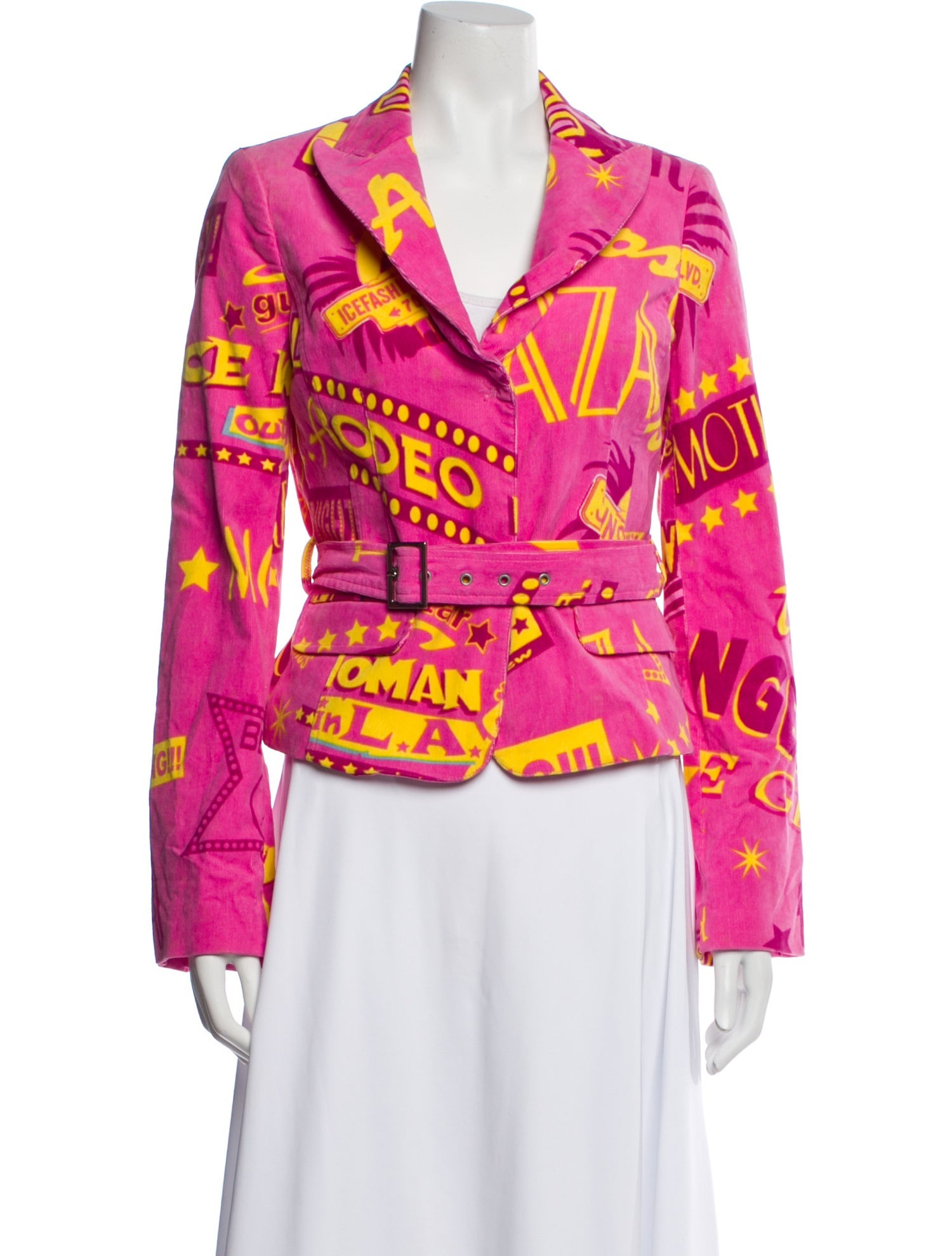 Iceberg Printed Blazer