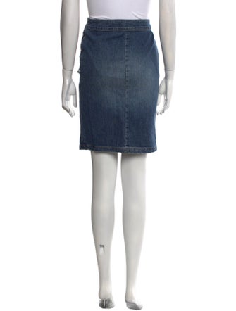 Iceberg Distressed Accents Knee-Length Skirt