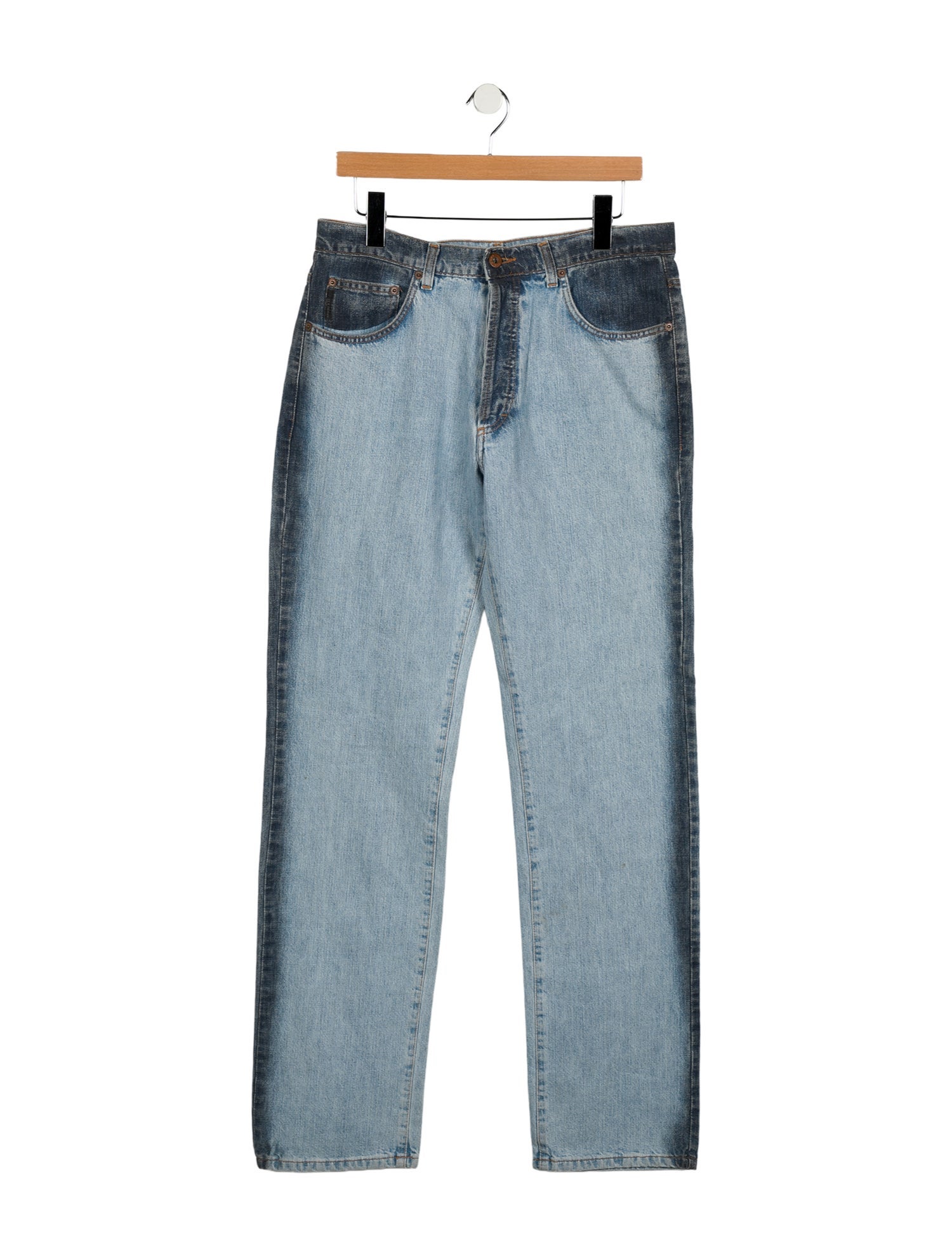 Iceberg High-Rise Straight Leg Jeans
