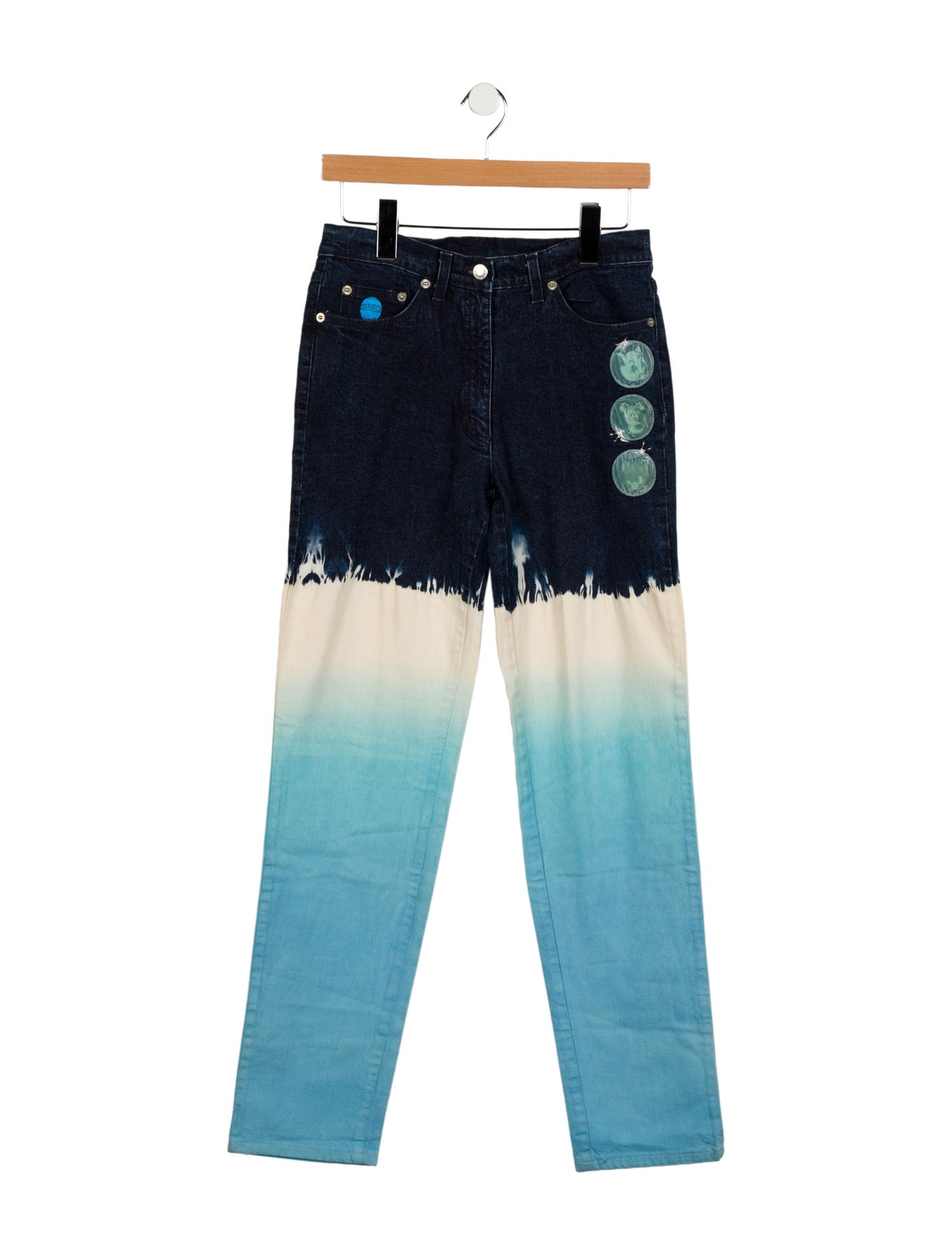 Iceberg Mid-Rise Straight Leg Jeans