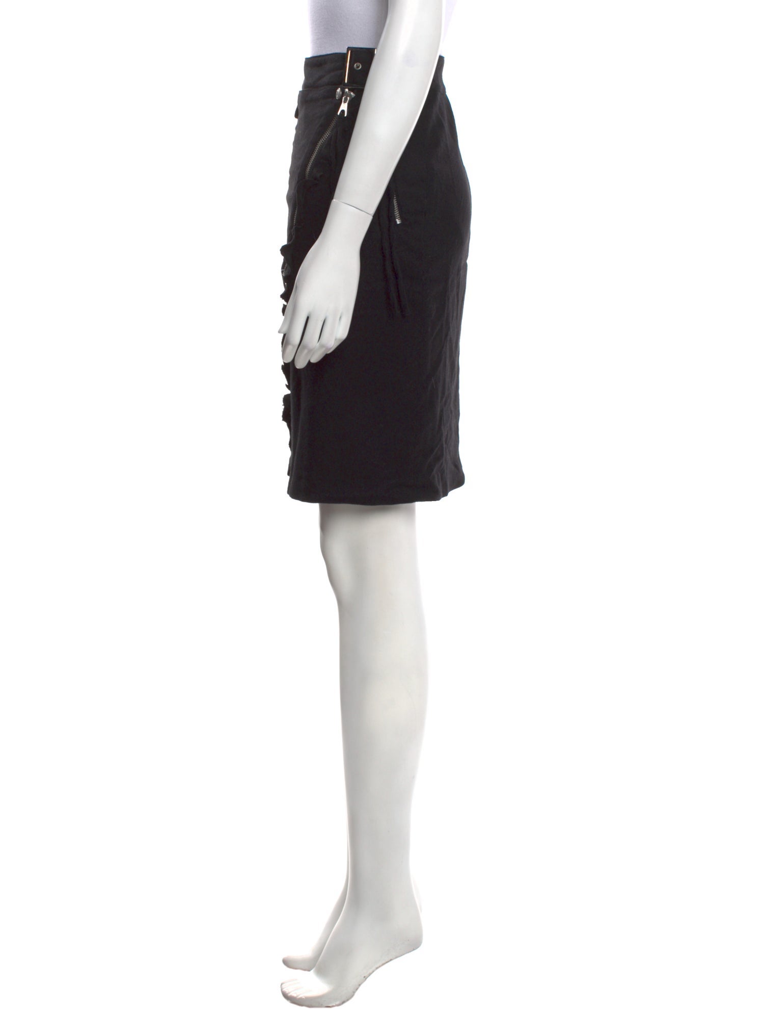 Iceberg Wool Knee-Length Skirt