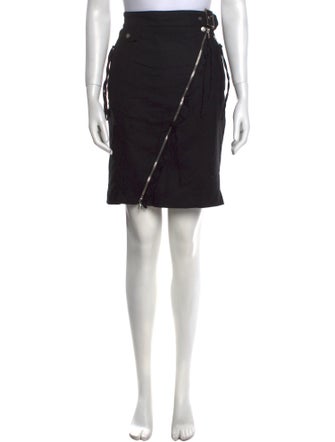 Iceberg Wool Knee-Length Skirt