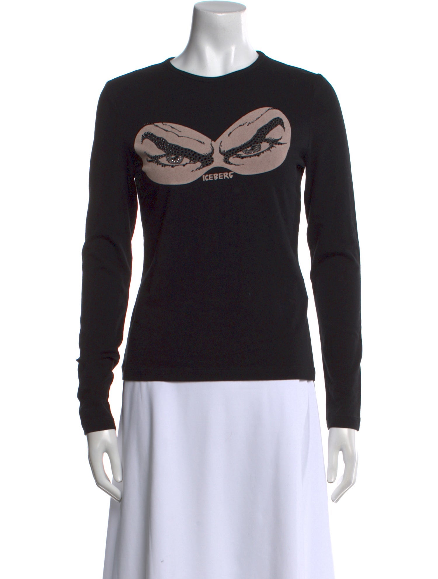 Iceberg Graphic Print Crew Neck Sweatshirt