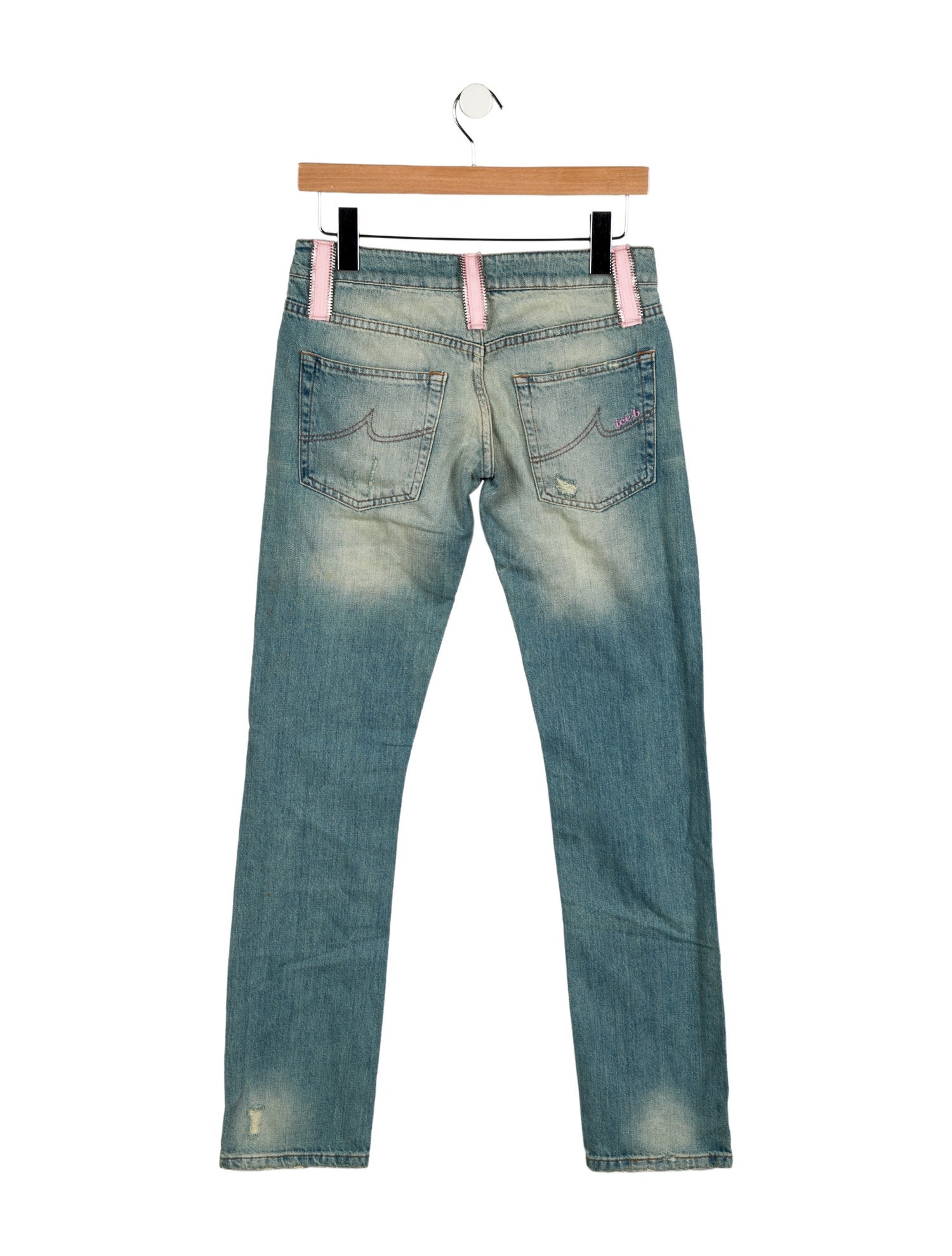 Iceberg Low-Rise Straight Leg Jeans