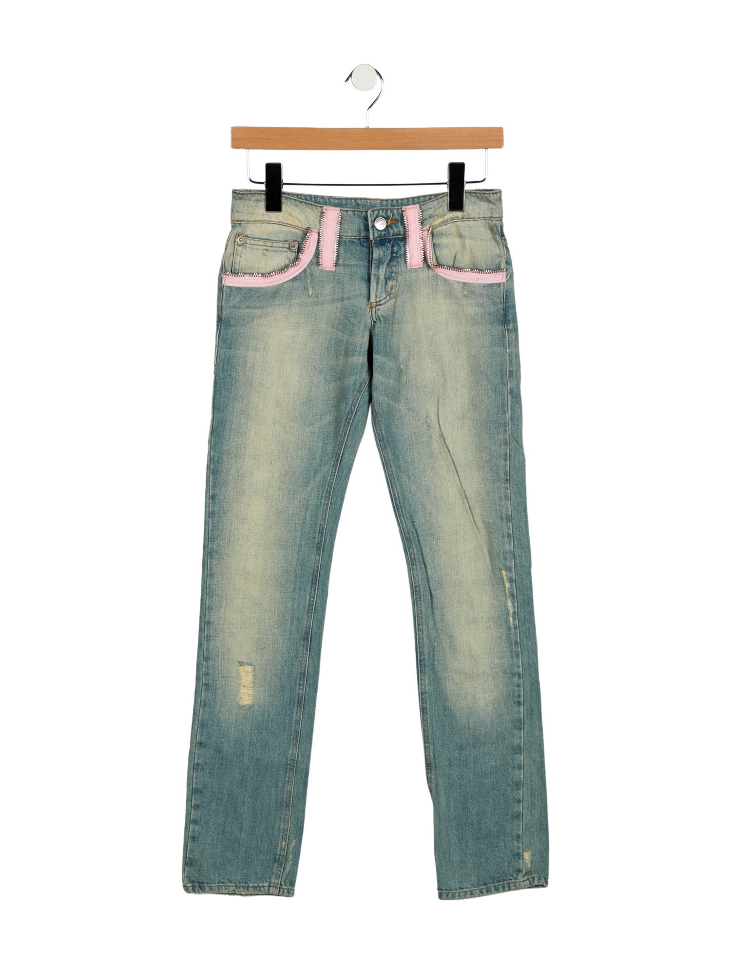 Iceberg Low-Rise Straight Leg Jeans