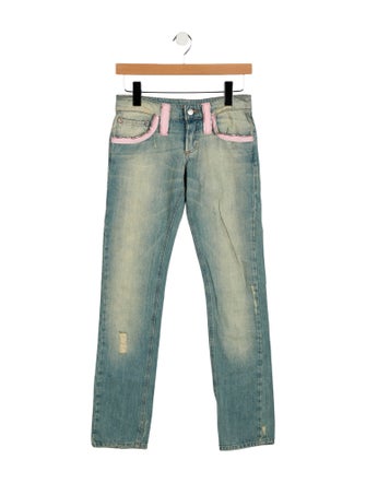 Iceberg Low-Rise Straight Leg Jeans