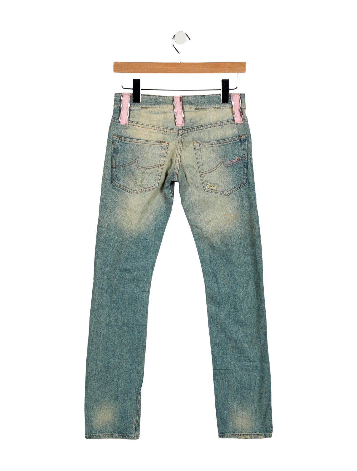 Iceberg Low-Rise Straight Leg Jeans