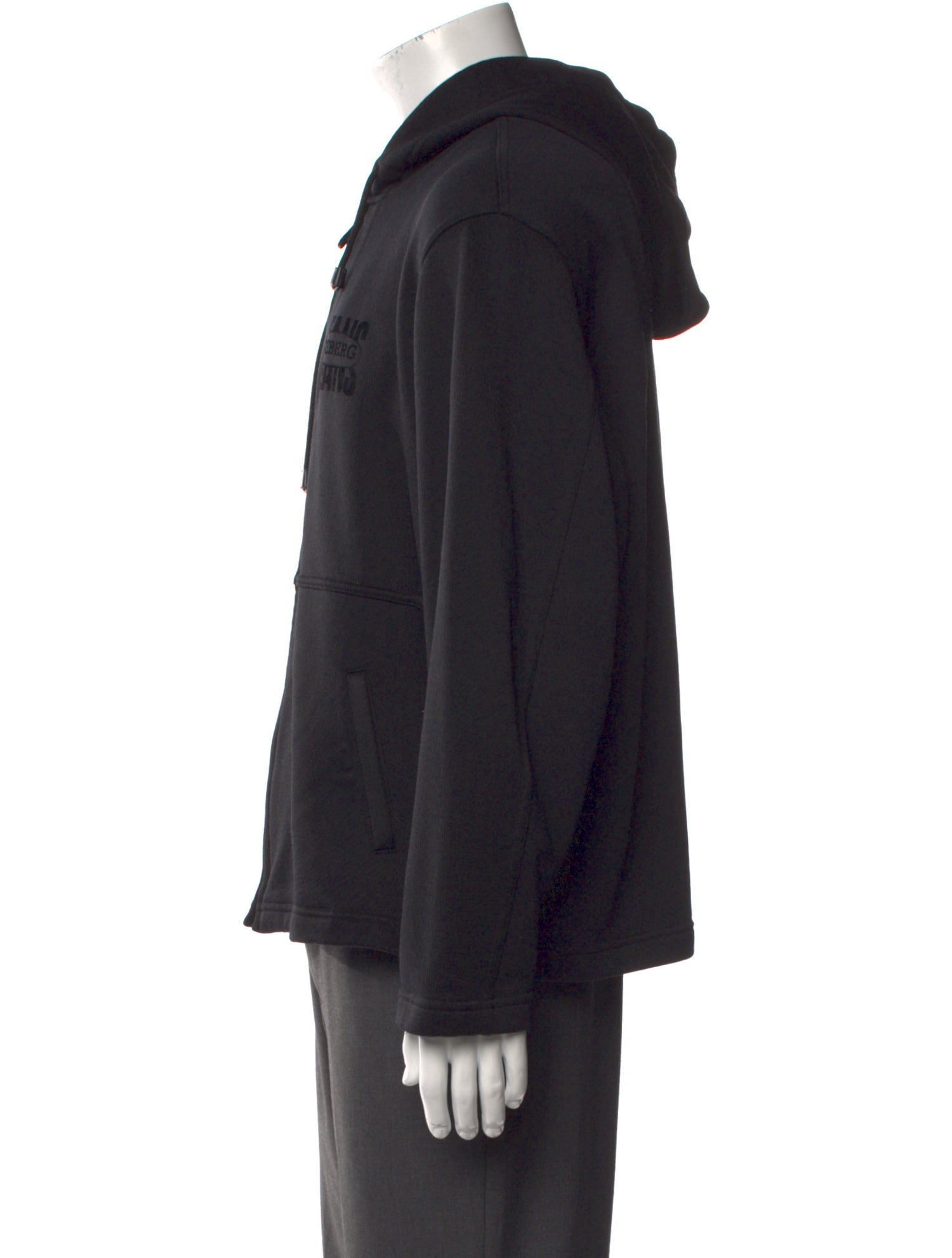 Iceberg V-Neck Long Sleeve Hoodie