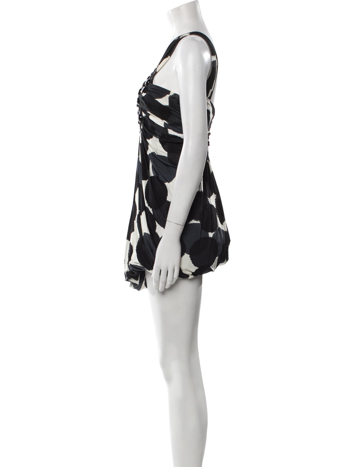 Iceberg Polka Dot Print Mini Dress