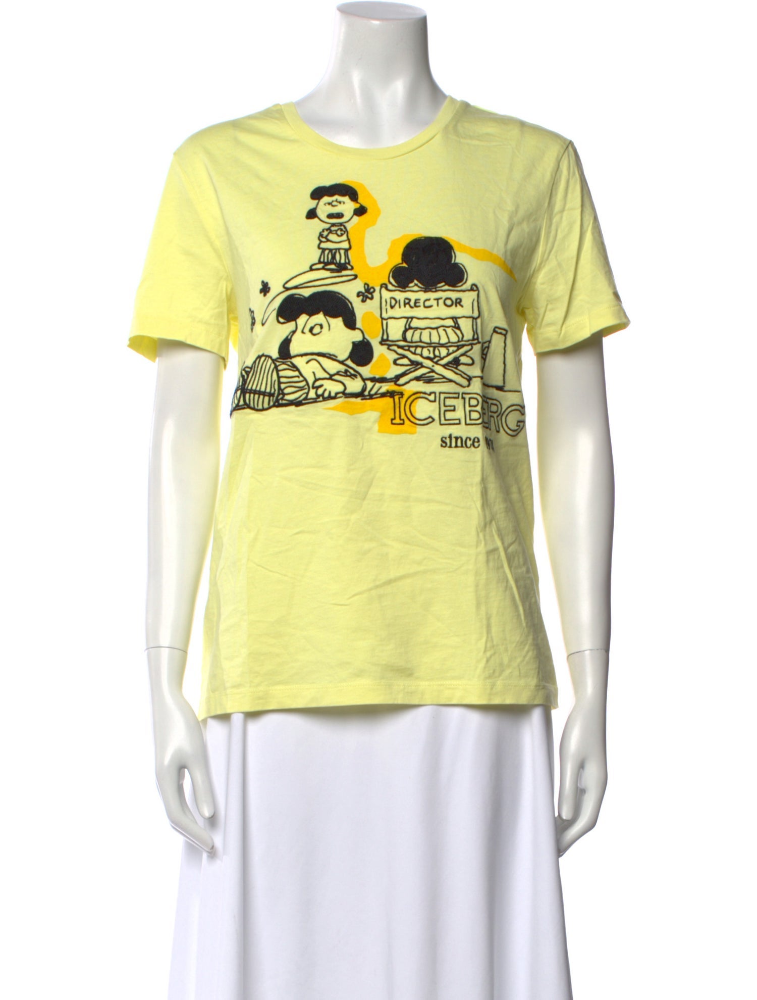 Iceberg Graphic Print Crew Neck T-Shirt