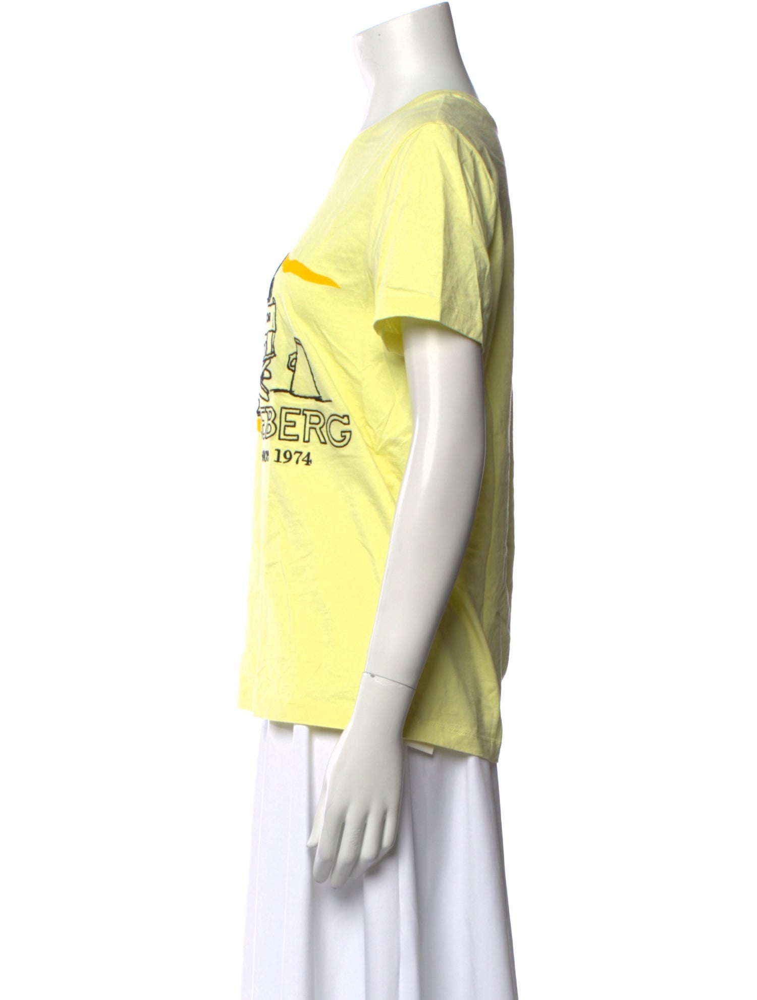 Iceberg Graphic Print Crew Neck T-Shirt