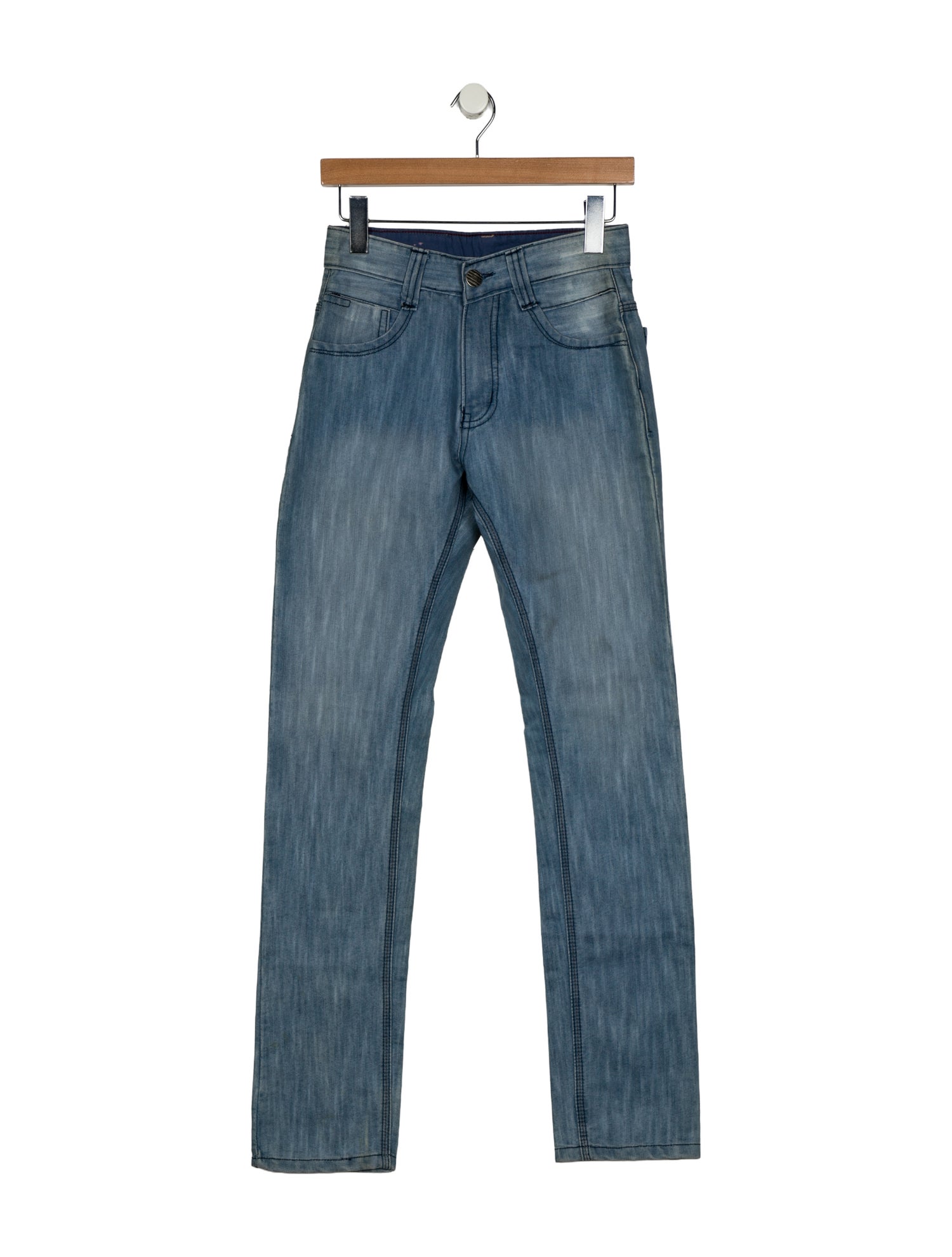 Iceberg Mid-Rise Straight Leg Jeans