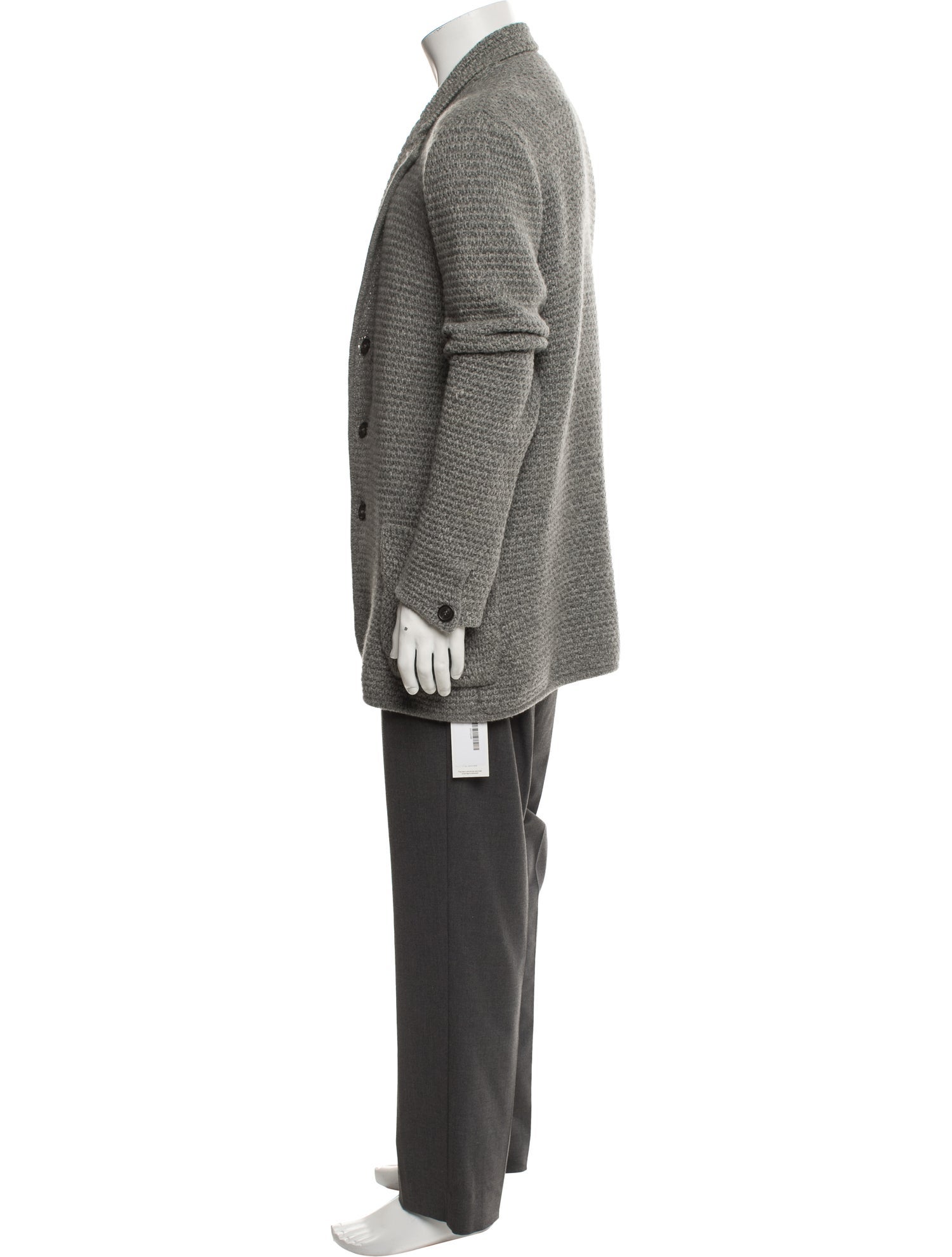 Iceberg Virgin Wool Open Front Cardigan