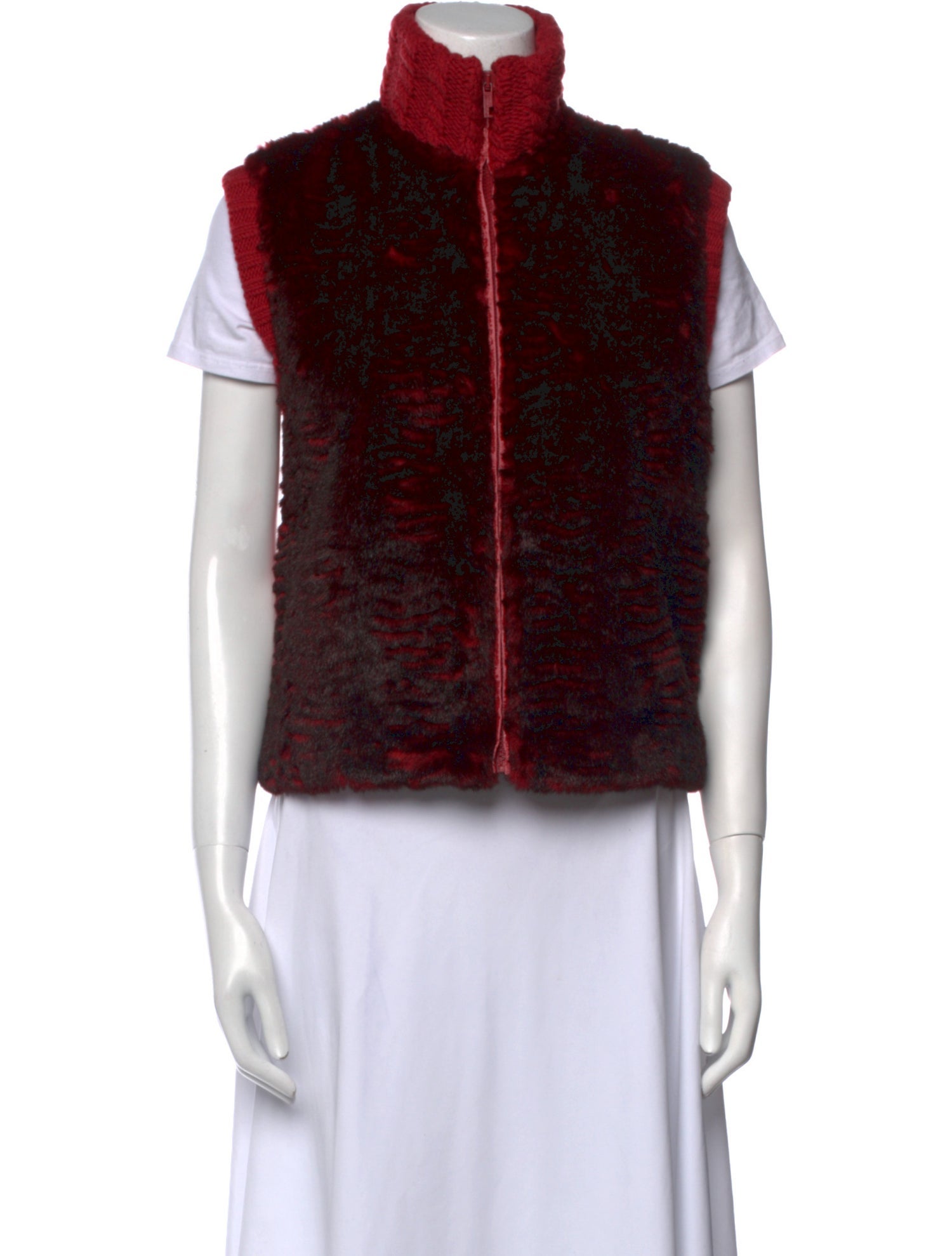 Iceberg Faux Fur Printed Sweater