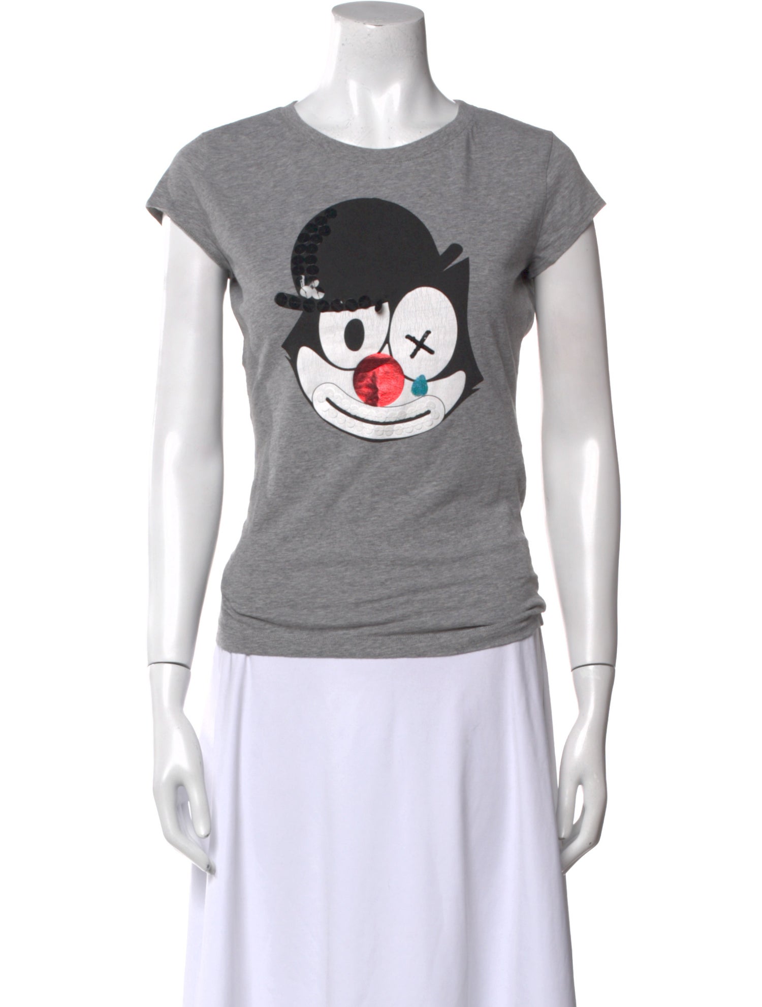 Iceberg Graphic Print Crew Neck T-Shirt