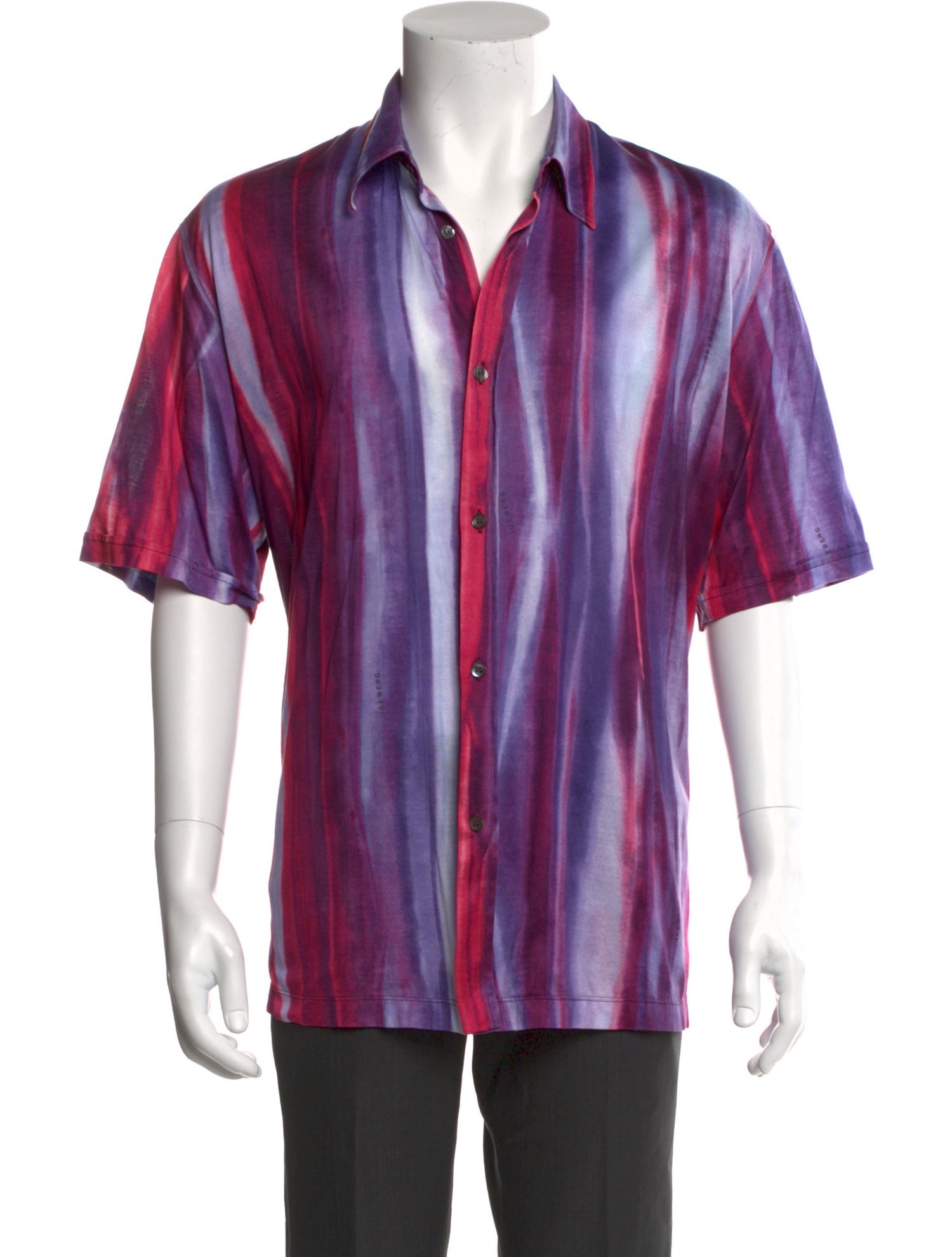 Iceberg Striped Short Sleeve Shirt