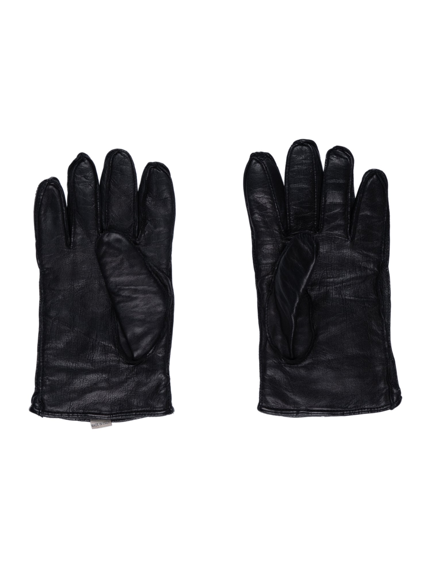 Iceberg black leather gloves