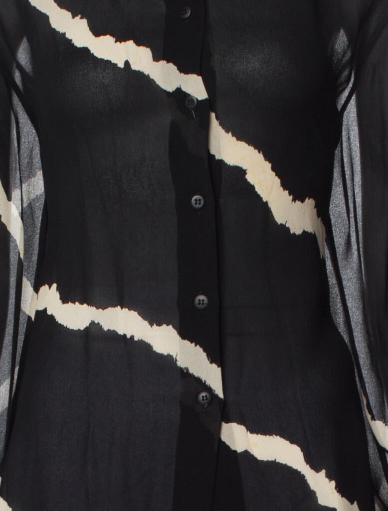 Iceberg Striped Long Sleeve Blouse