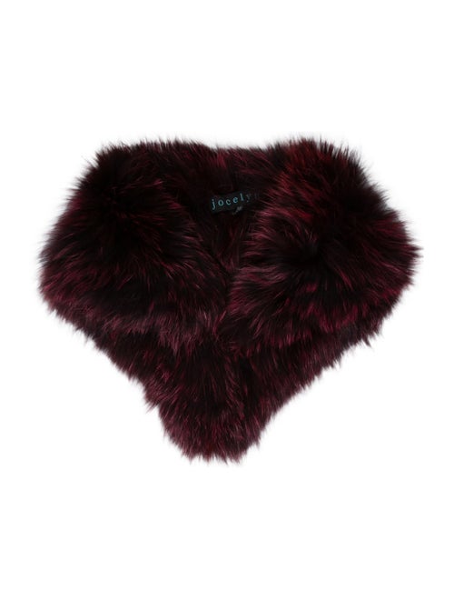 Jocelyn Fur Snood Plum