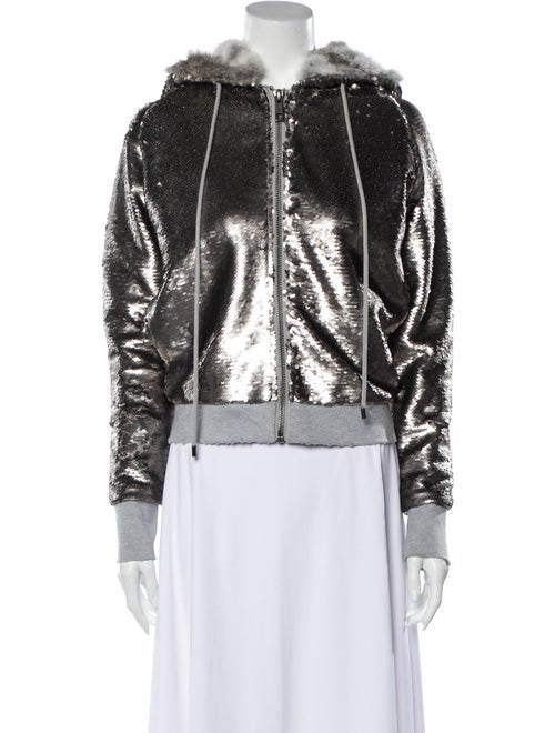 Jocelyn Biker Jacket Silver