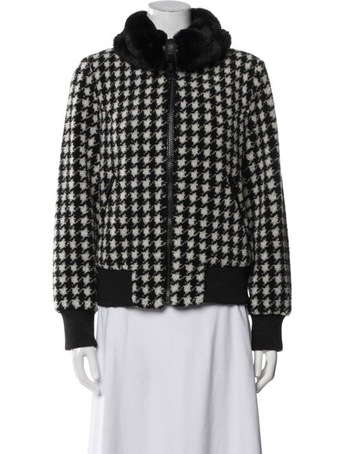 Jocelyn Houndstooth Print Jacket