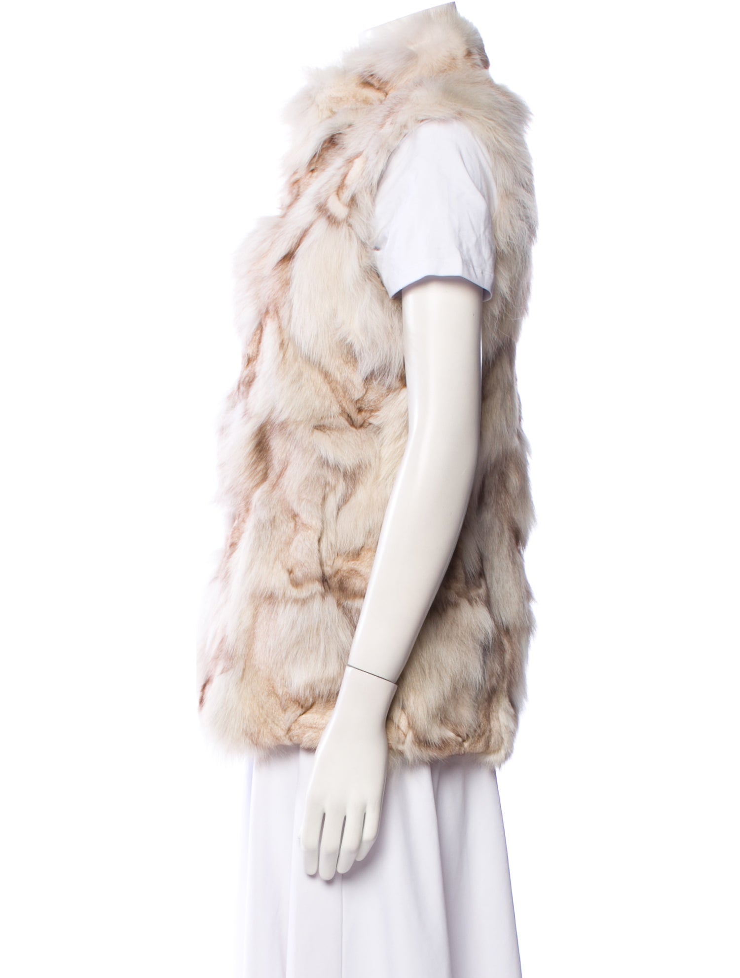 Jocelyn Linen Fur Jacket