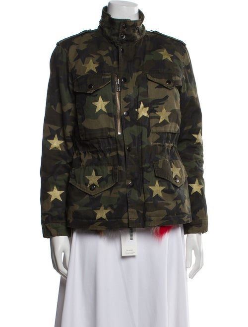 Jocelyn Camouflage Print Utility Jacket