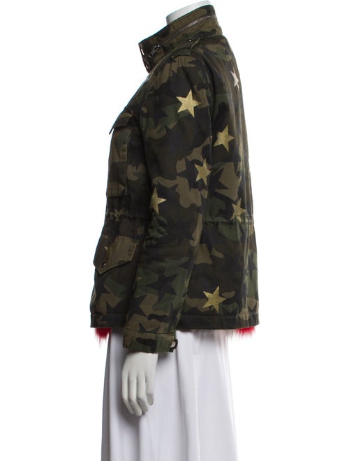 Jocelyn Camouflage Print Utility Jacket