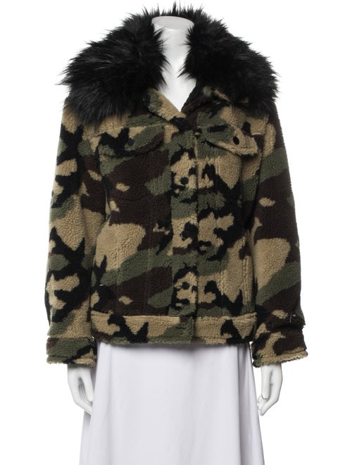 Jocelyn Printed Faux Fur Jacket