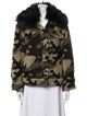 Jocelyn Printed Faux Fur Jacket