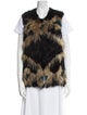 Jocelyn Fur Printed Fur Jacket