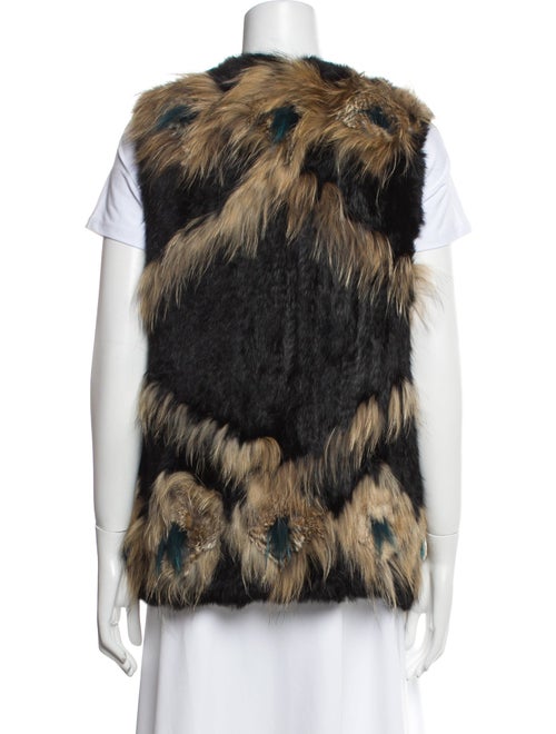 Jocelyn Fur Printed Fur Jacket