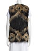 Jocelyn Fur Printed Fur Jacket