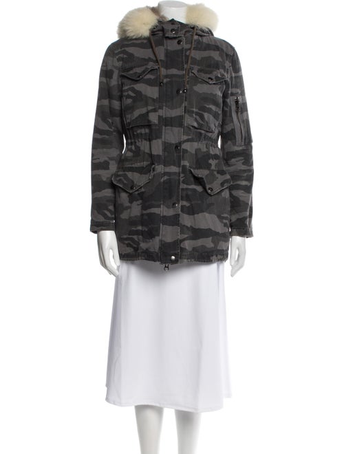 Jocelyn Camouflage Print Coat