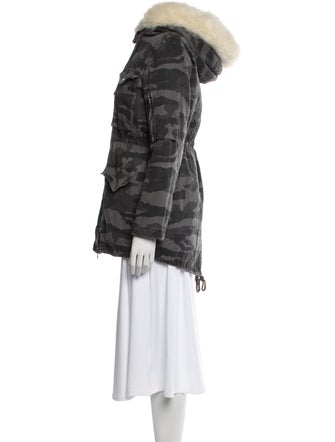 Jocelyn Camouflage Print Coat