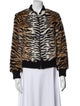 Jocelyn Animal Print Faux Fur Jacket