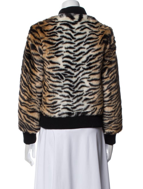 Jocelyn Animal Print Faux Fur Jacket