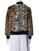 Jocelyn Animal Print Faux Fur Jacket
