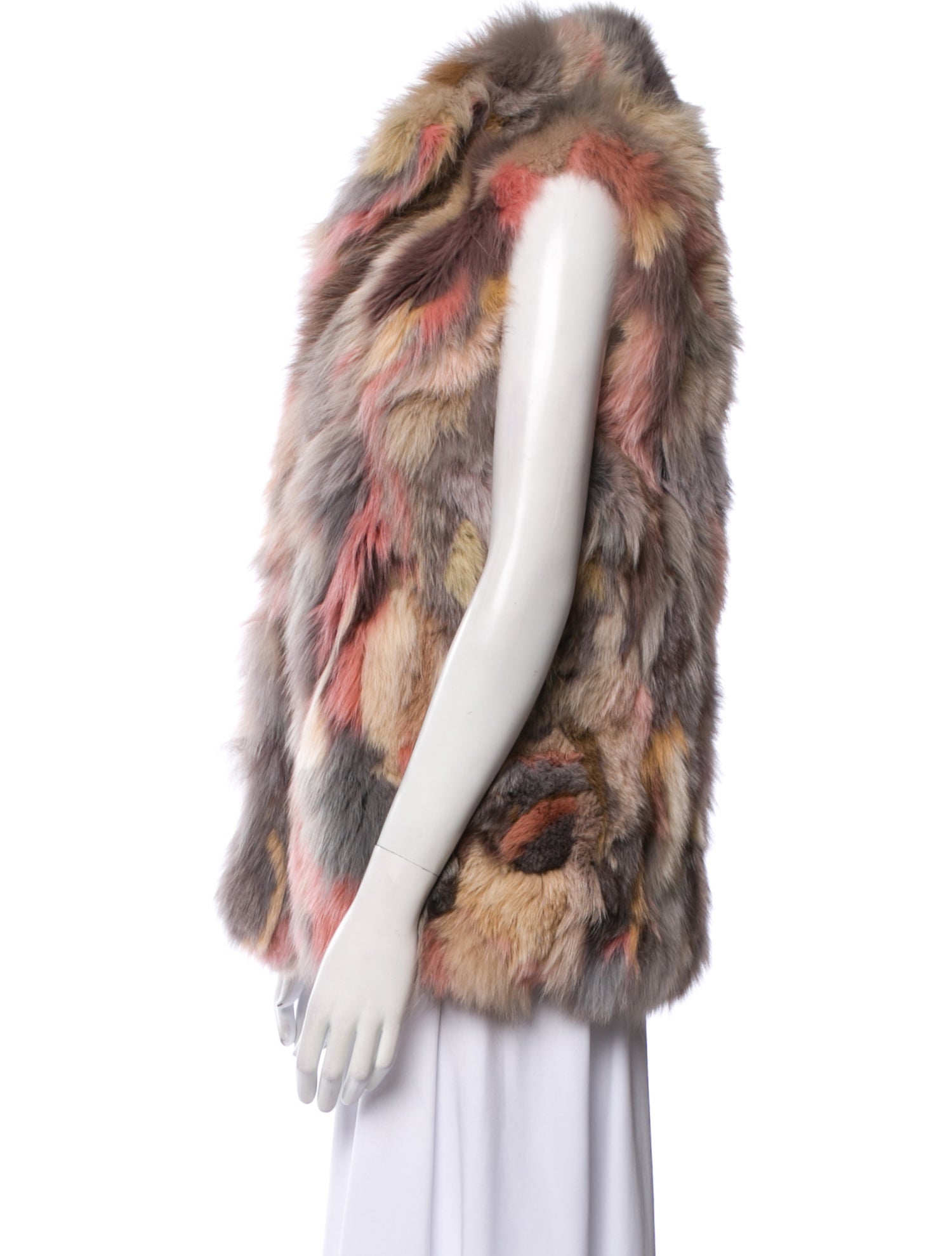 Jocelyn Printed Fur Jacket