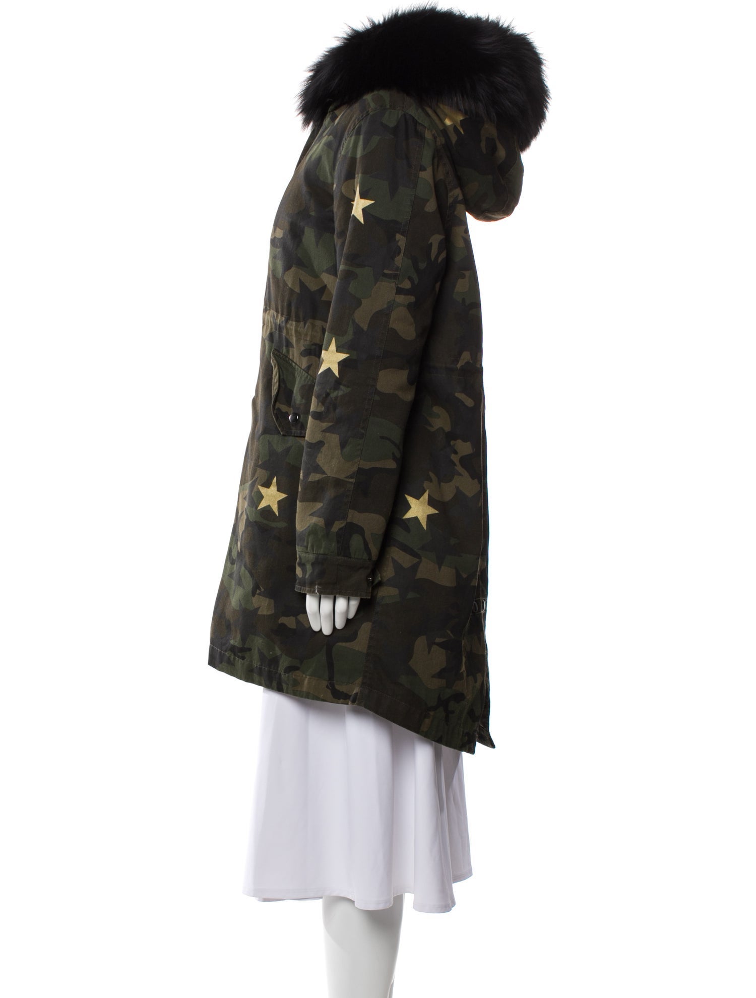 Jocelyn Camouflage Print Coat