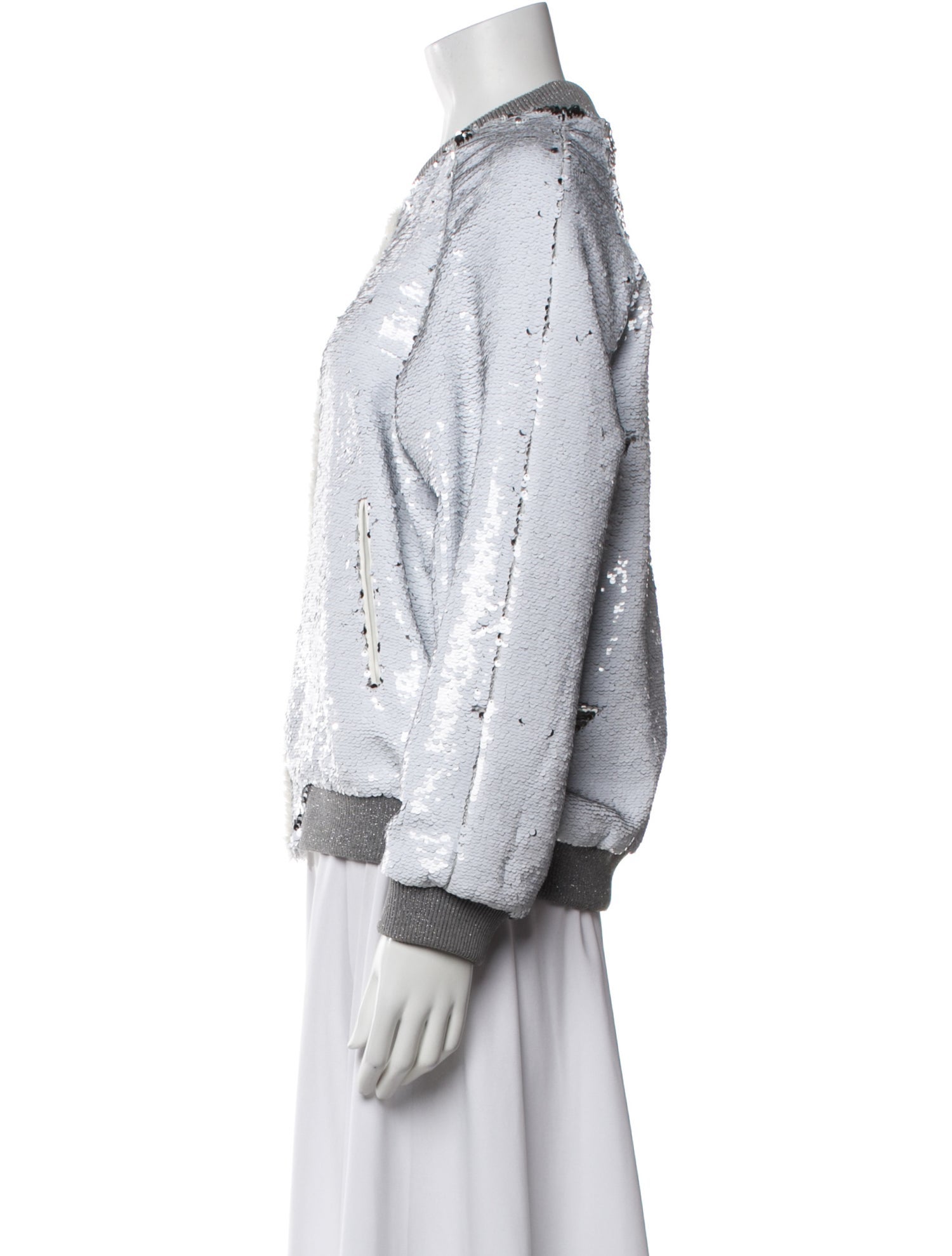 Jocelyn Sequin Bomber Jacket