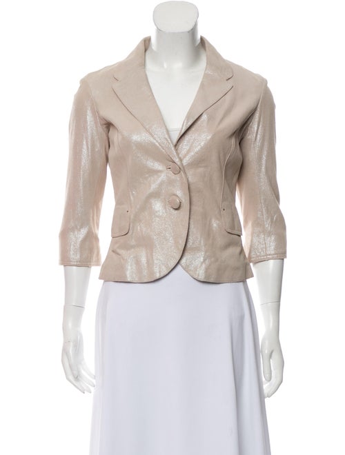 June Leather Blazer