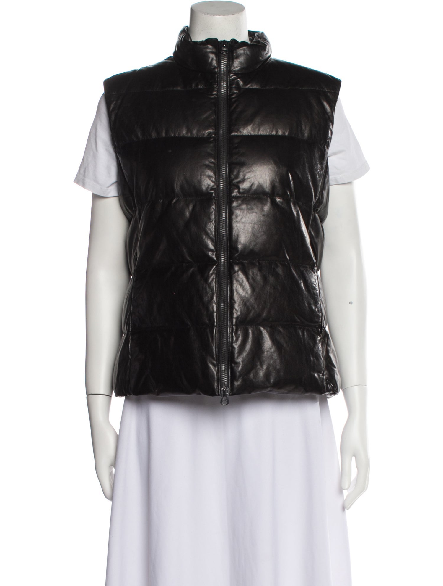 June Leather Down Jacket