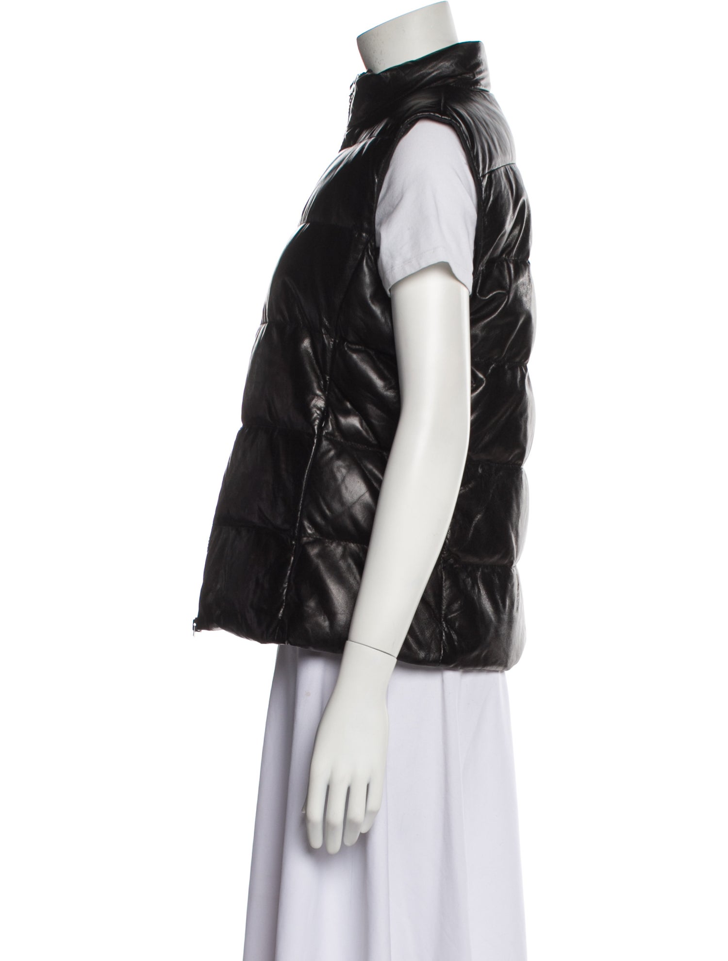 June Leather Down Jacket