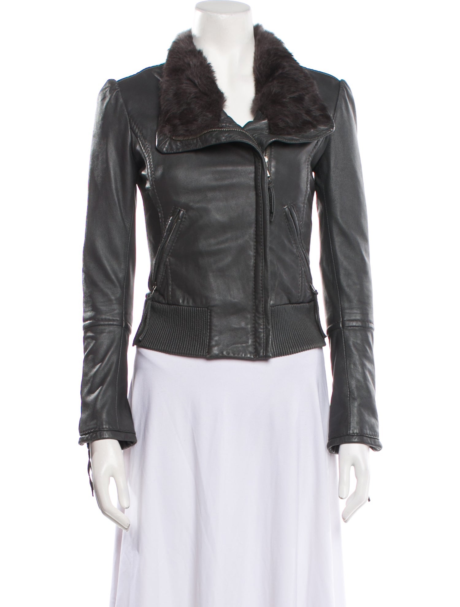June Leather Biker Jacket